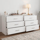 Cómoda 6 Cajones Cajonera mueble organizador dormitorio