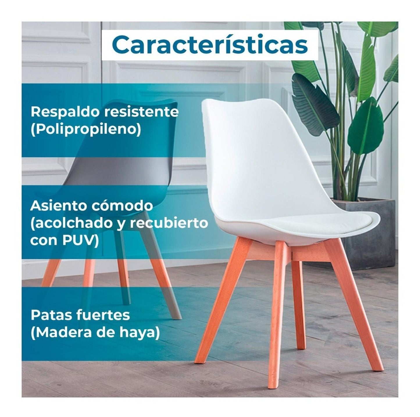 Pack 2 Sillas Eames