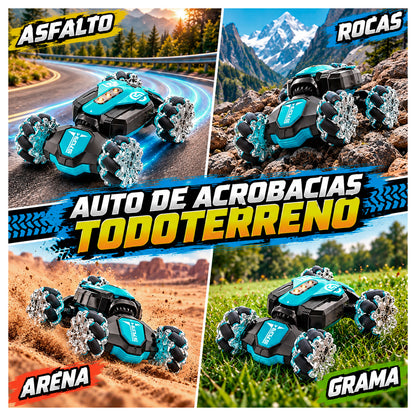 Auto Acrobático 4x4 Control Remoto y Gestos con LED y Música