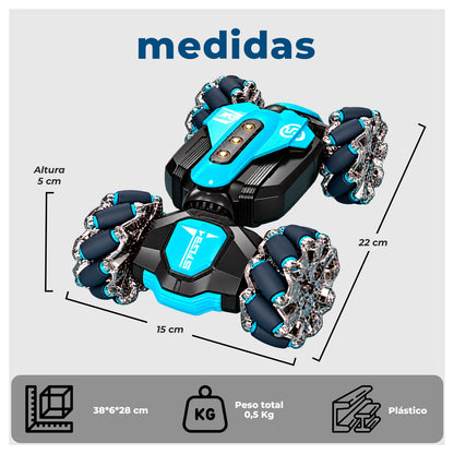 Auto Acrobático 4x4 Control Remoto y Gestos con LED y Música