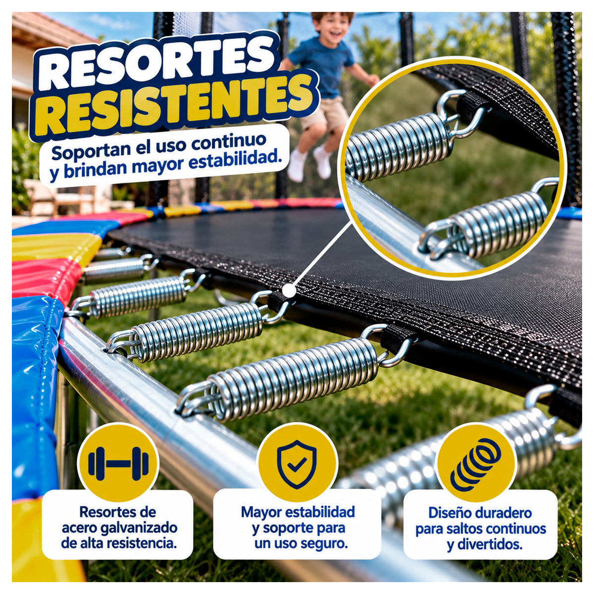 Cama Elástica Infantil 183 cm con Malla de Seguridad