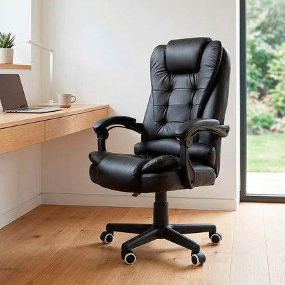 Silla de Oficina Ejecutiva Ergonómica Reclinable y Acolchada