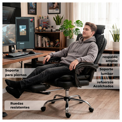 Silla de Oficina Escritorio Gamer Extra Confort diseño premium