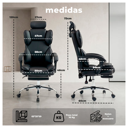 Silla de Oficina Escritorio Gamer Extra Confort diseño premium