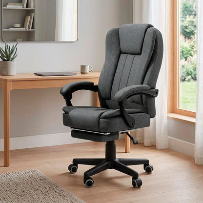 Silla de Escritorio Ergonómica con Ruedas Extra Confort Reclinable