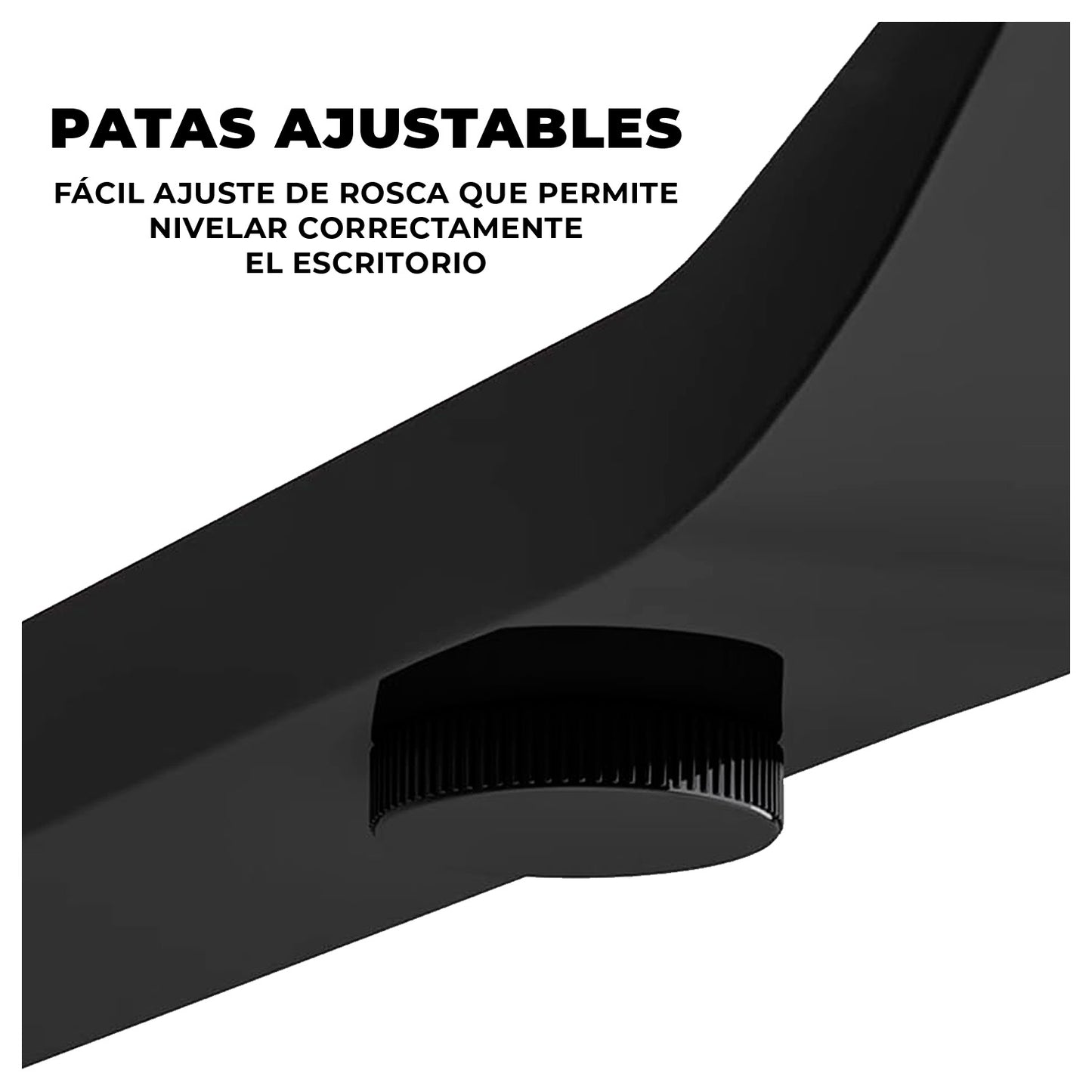 Escritorio Moderno 120x50cm Hierro y MDF Diseño Elegante