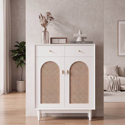 Zapatero de Estilo Vintage Mueble Organizador Cajones y Puertas