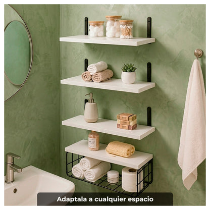 Repisas Flotantes Modernas Diseño Minimalista y Funcional