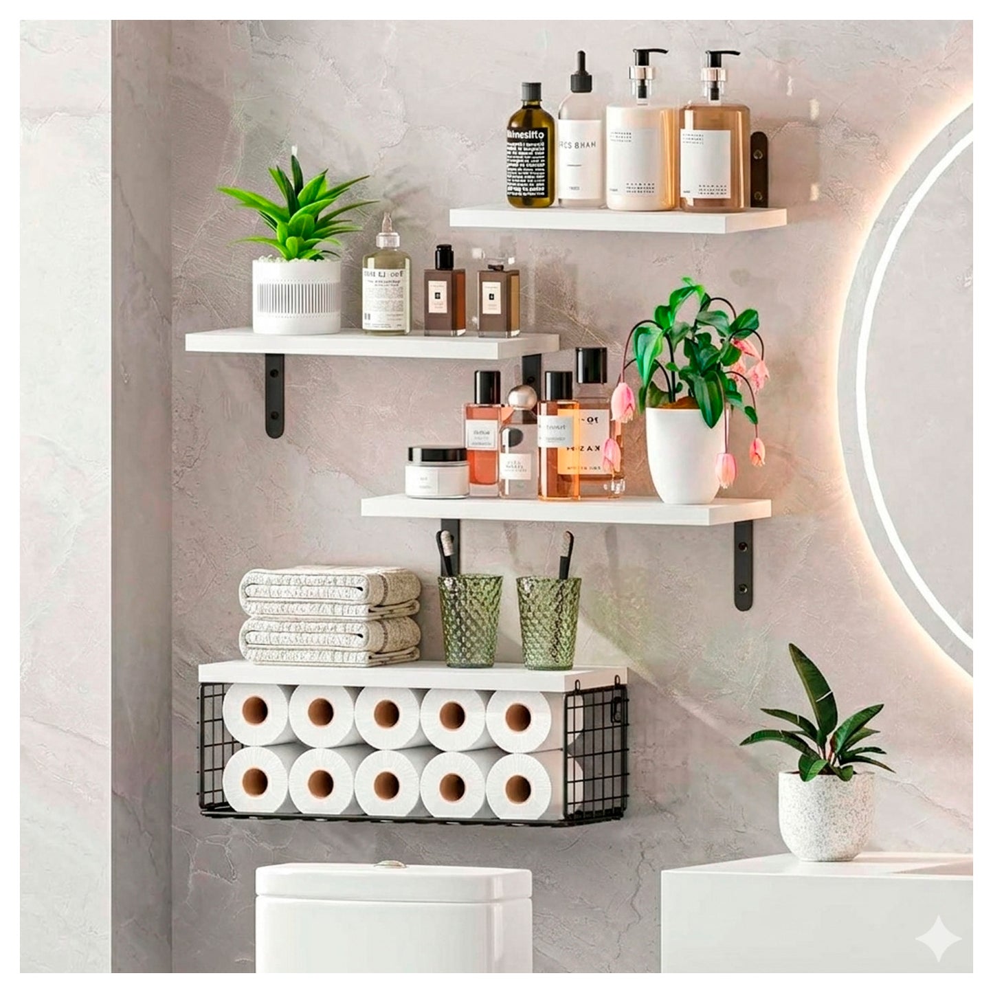 Repisas Flotantes Modernas Diseño Minimalista y Funcional