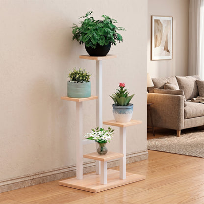 Estante para Plantas de Madera | Soporte Decorativo Multiuso