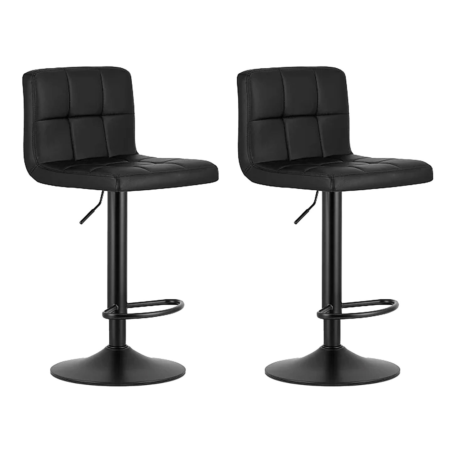 Pack 2 Silla de Bar con Base Mate y Altura Regulable Diseño Moderno