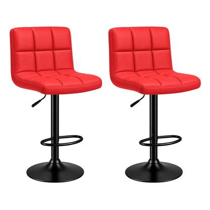 Pack 2 Silla de Bar con Base Mate y Altura Regulable Diseño Moderno