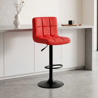 Silla de Bar con Base Mate y Altura Regulable Diseño Moderno