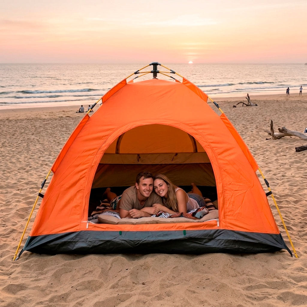 Carpa 2 Metros para Camping Impermeable UV camping y Resistente