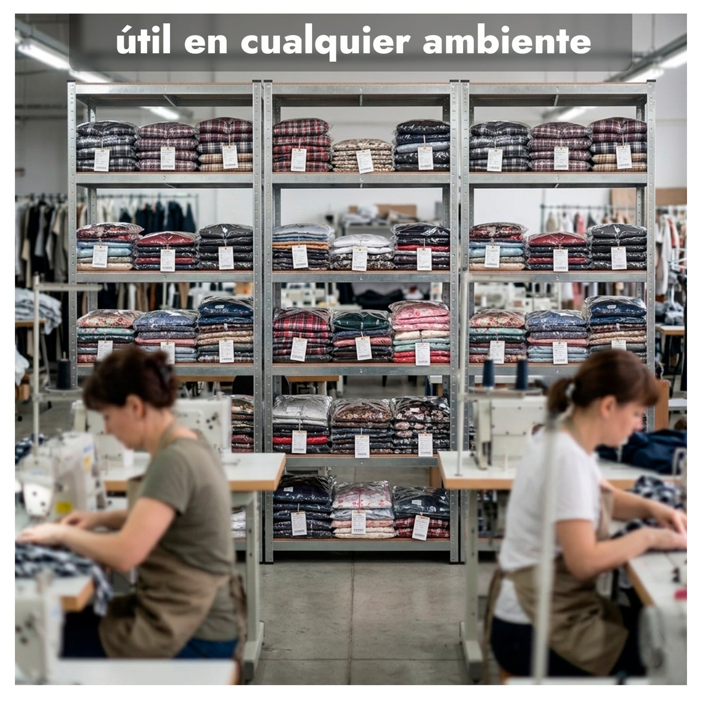 Estante Metálica 5 Niveles Organizador Bodega Cocina 180x90x40 Cm