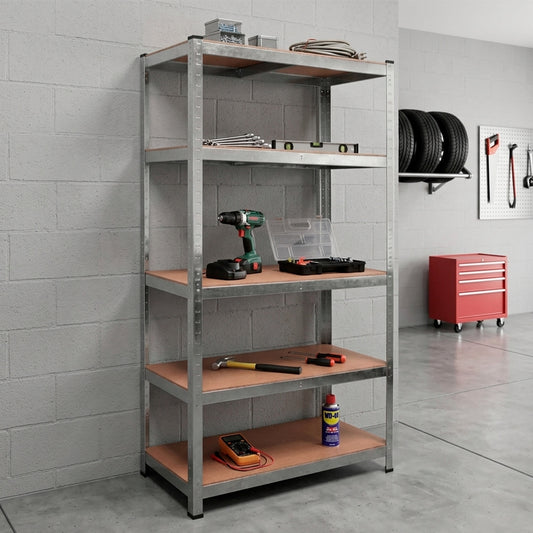 Estante Metálica 5 Niveles Organizador Bodega Cocina 180x90x40 Cm