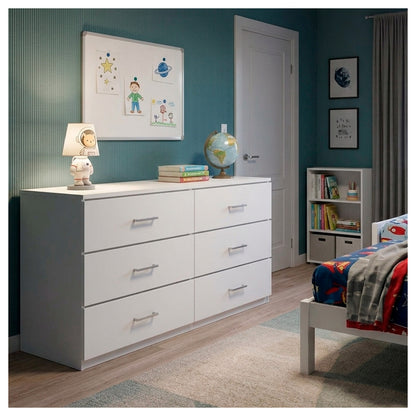 Cómoda 6 Cajones Cajonera mueble organizador dormitorio