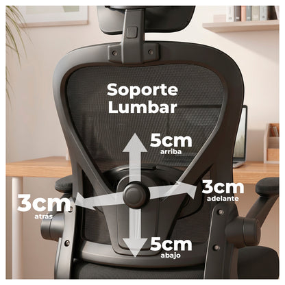 Silla Oficina Ergonómica Reclinable Apoyacabeza