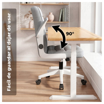 Silla Ejecutiva Oficina Ergonómica  Apoyabrazos Ajustables de Tela