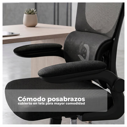 Silla Oficina Ergonómica Reclinable Soporte Lumbar
