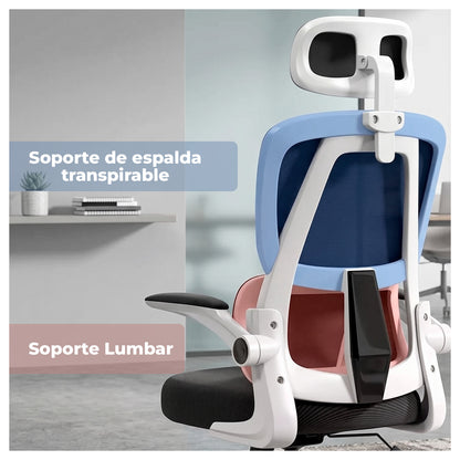 Silla Ergonómica Oficina Reclinable Apoyacabeza