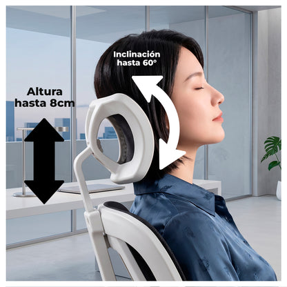 Silla Ergonómica Oficina Reclinable Apoyacabeza