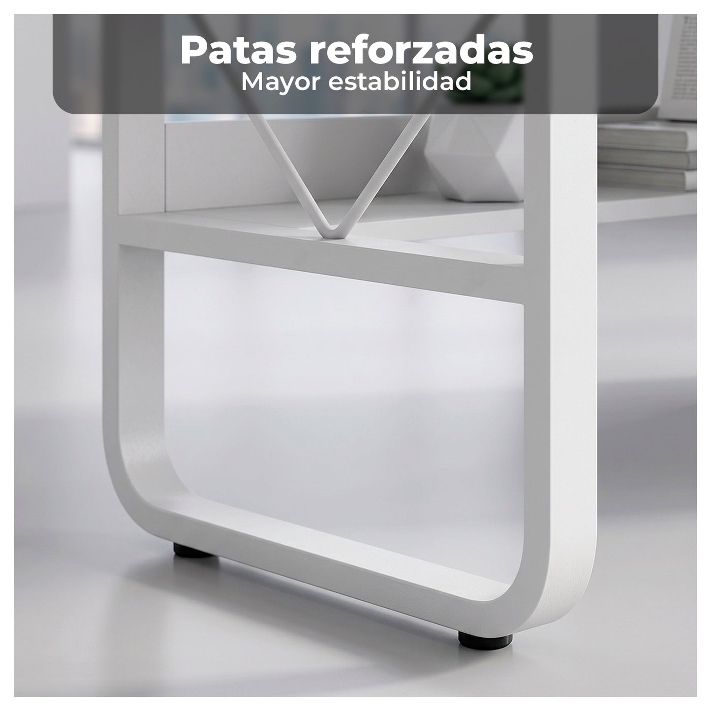 Escritorio 100cm Home Office con Cajones Puerta y Gabinete