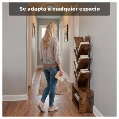 Estante Mueble Biblioteca organizador para libros 6 niveles