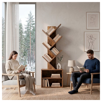 Estante Mueble Biblioteca organizador para libros 6 niveles