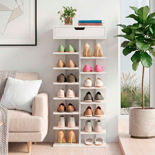 Zapatero Vertical Mueble Organizador Para Hogar Madera