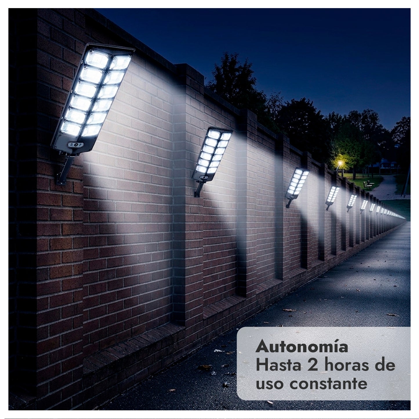 Foco LED Exterior Reflector 504 con sensor y control remoto