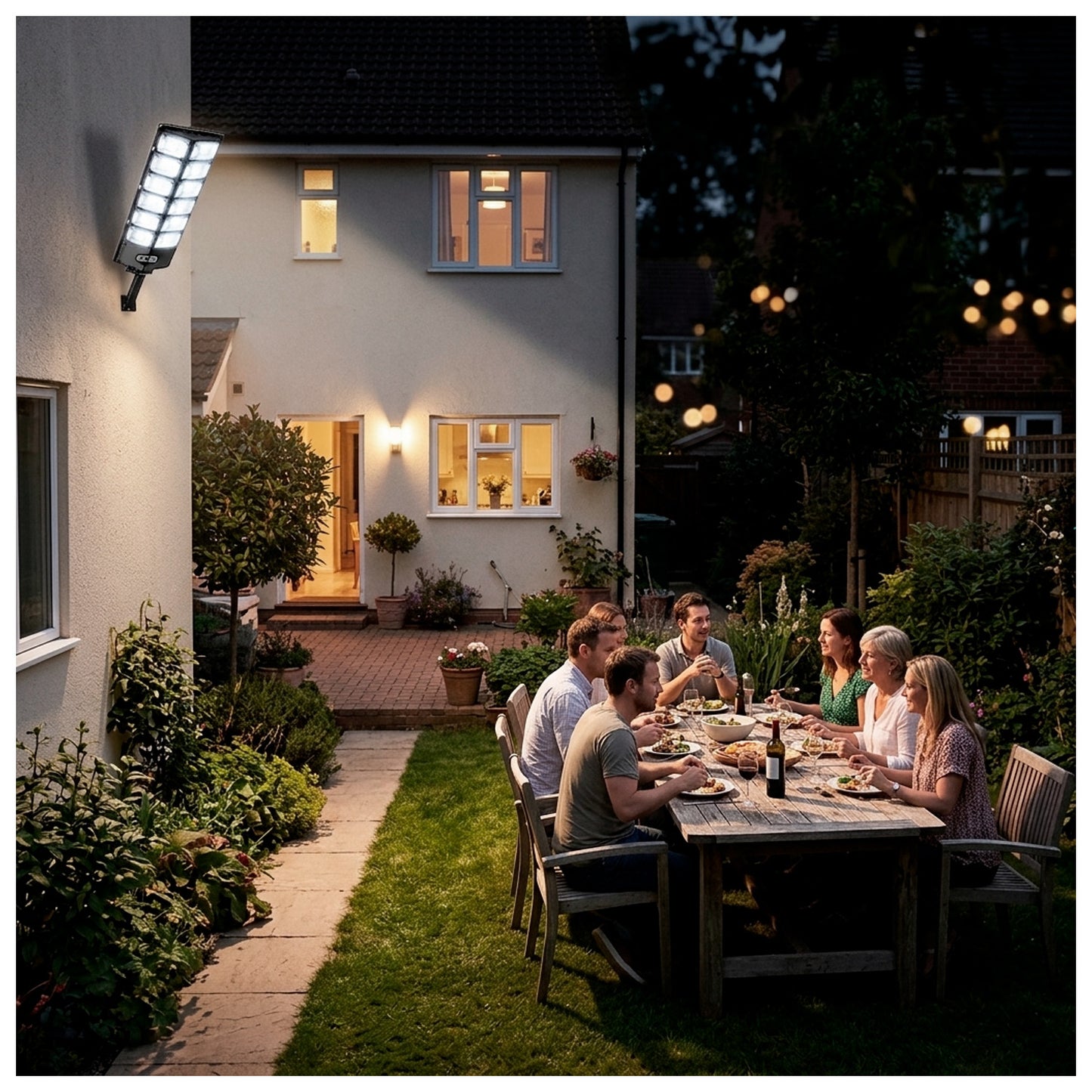 Foco LED Exterior Reflector 504 con sensor y control remoto
