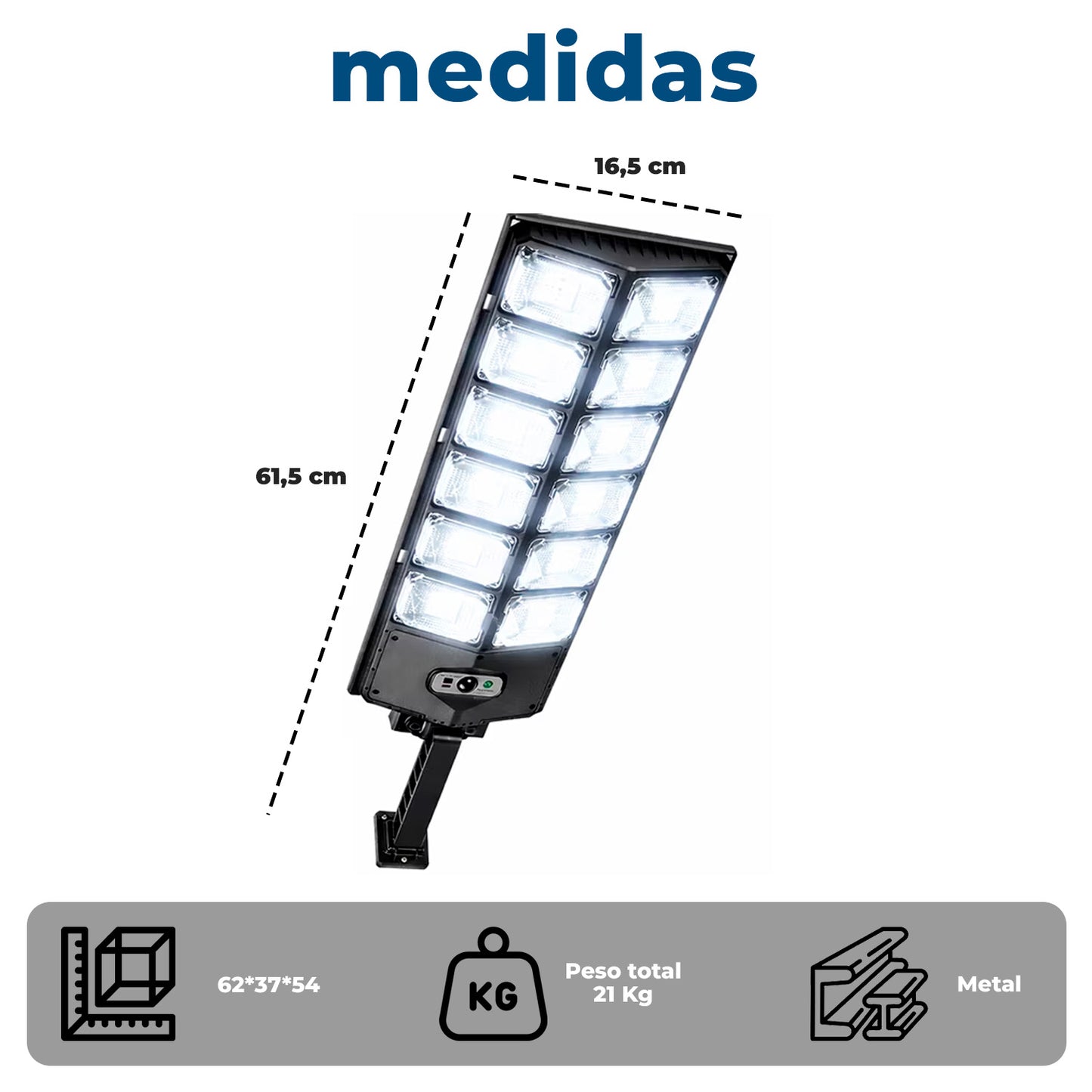 Foco LED Exterior Reflector 504 con sensor y control remoto