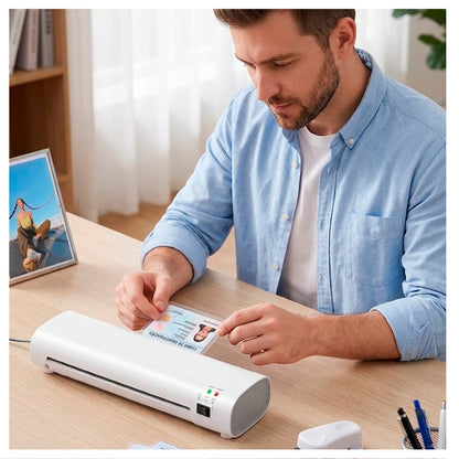 Laminadora Frio Caliente 260W con Kit de Corte 300 laminas
