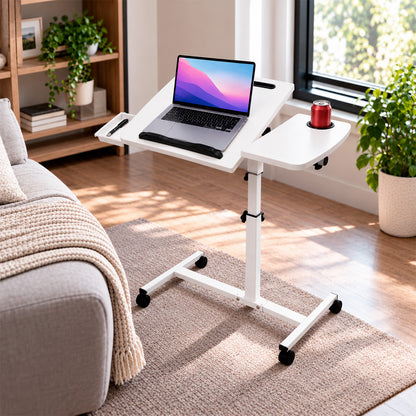 Mesa para Notebook Ajustable en Altura con Ruedas posa brazo
