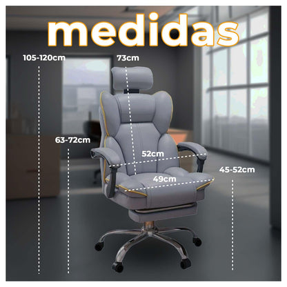 Silla de Oficina Escritorio Ejecutiva Ergonómica Reclinable