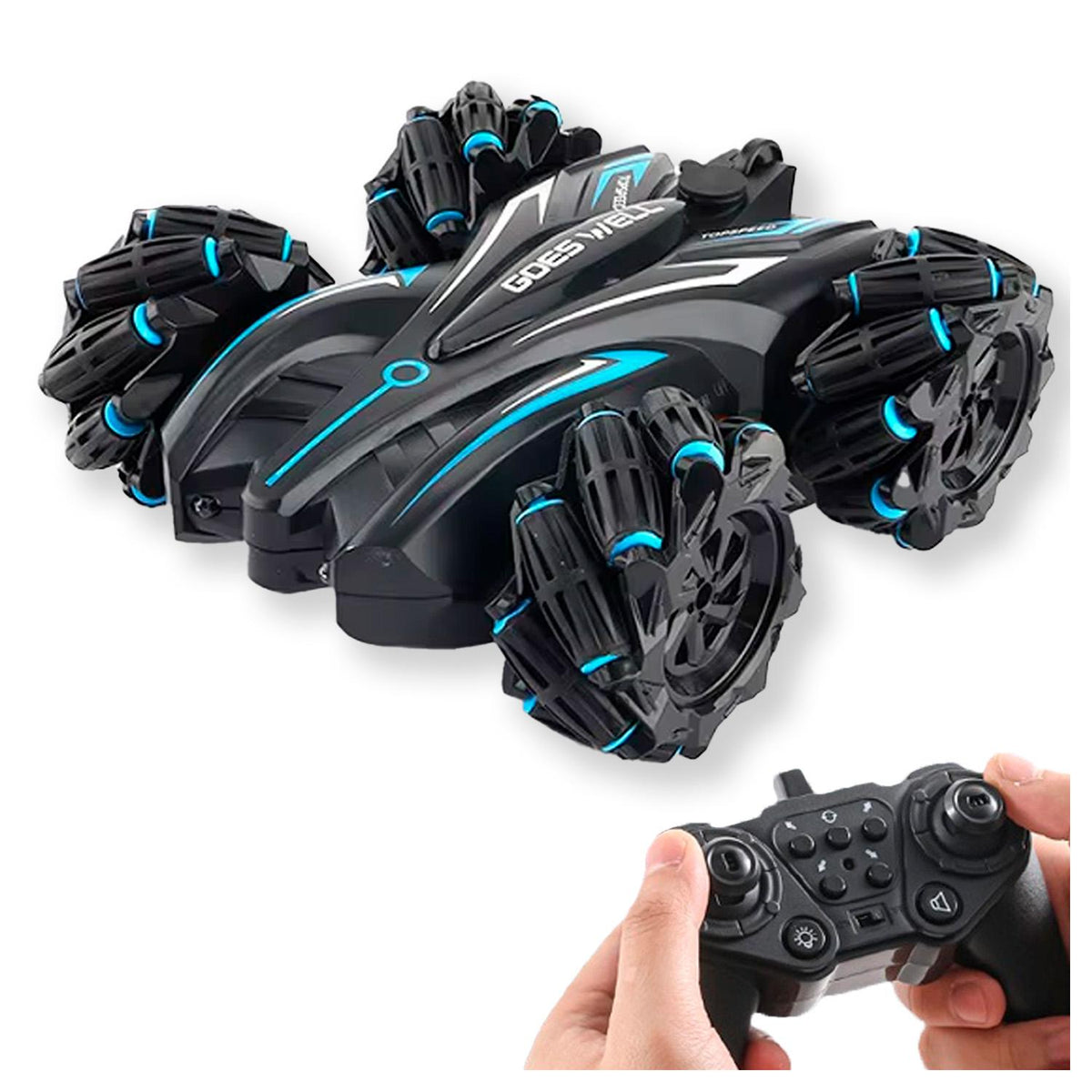 Auto Acrobático RC Giratorio 360° con Control