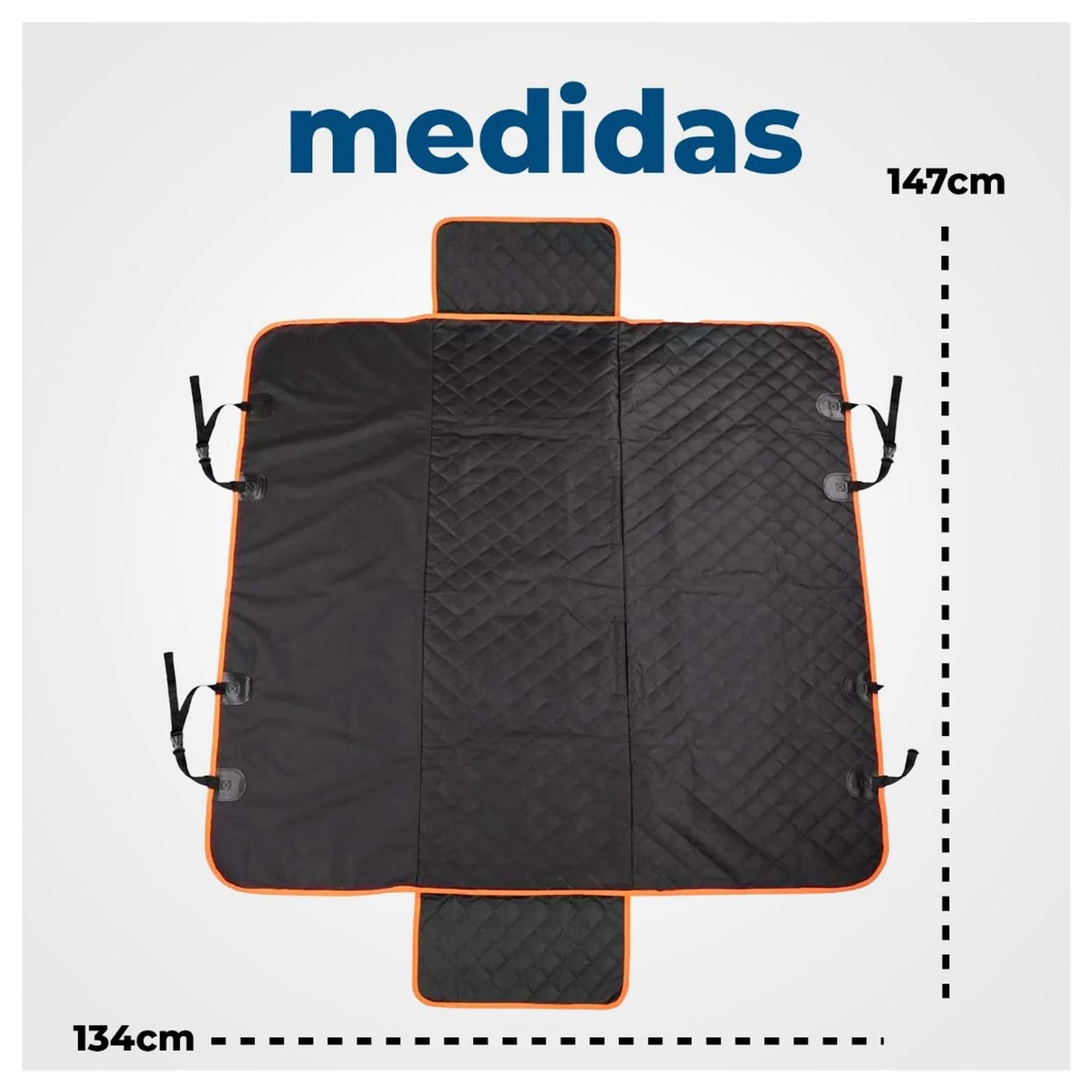 Funda Cubre Asiento de Auto Impermeable para tus Mascotas