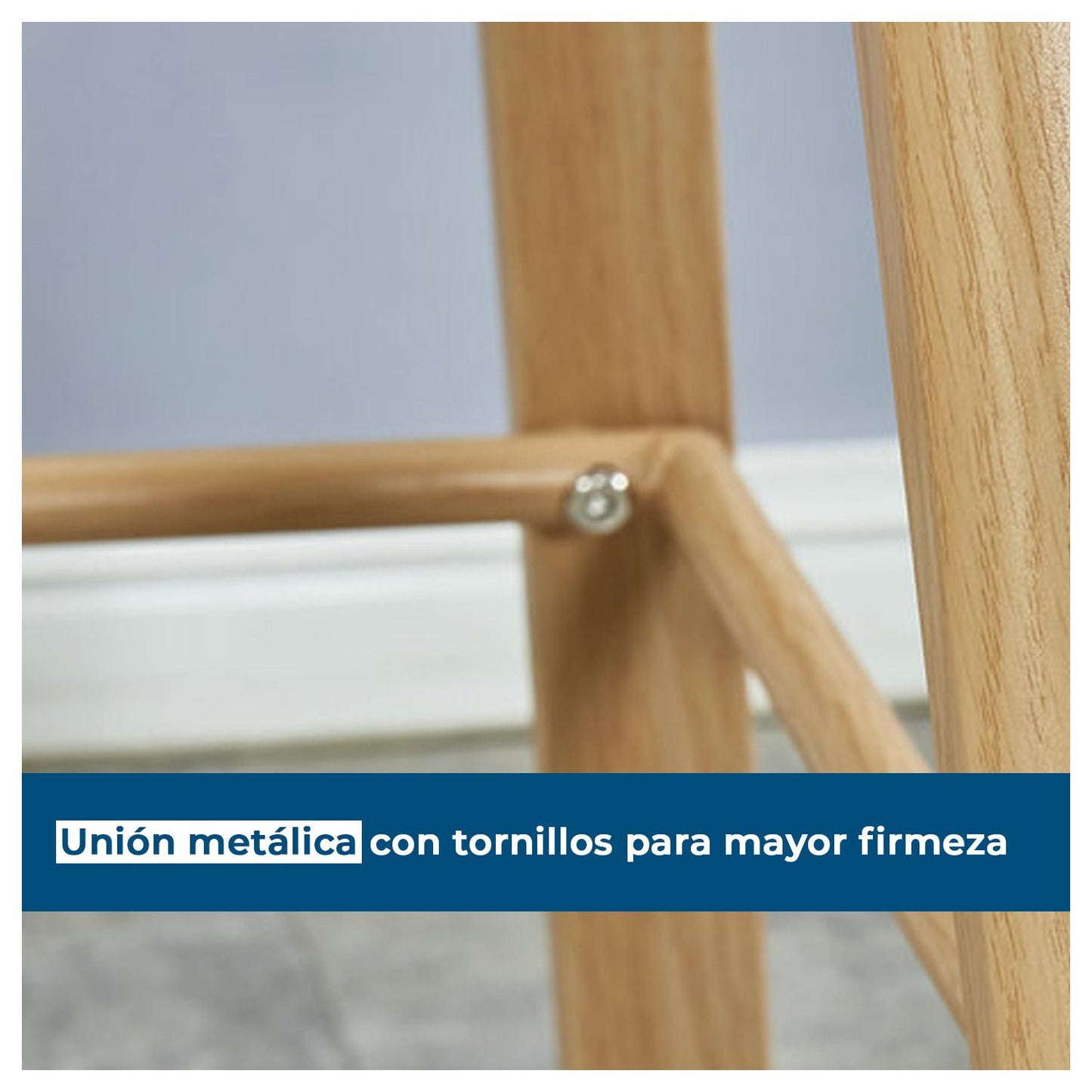 Pack 4 Silla Piso Bar Alto