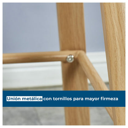 Pack 4 Silla Piso Bar Alto