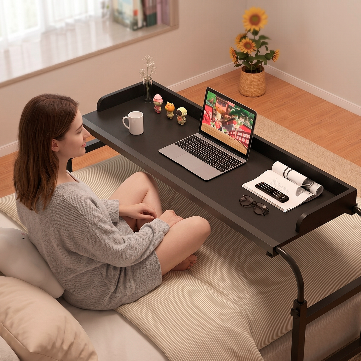 Mesa Portátil Ajustable Ideal para Trabajar y Estudiar