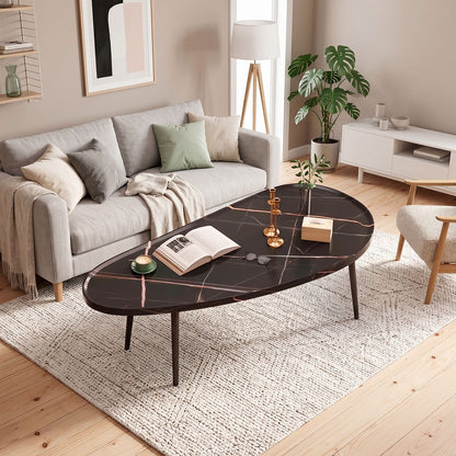 Mesa de Centro en Madera y Metal – Diseño Sofisticado y Funcional