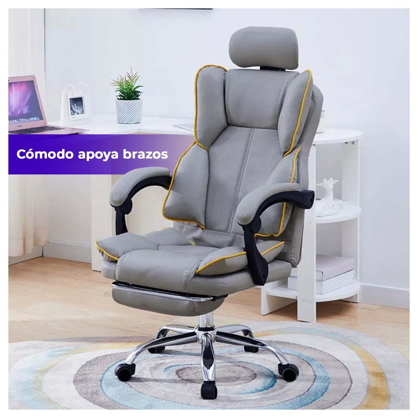 Silla de Oficina Escritorio Ejecutiva Ergonómica Reclinable