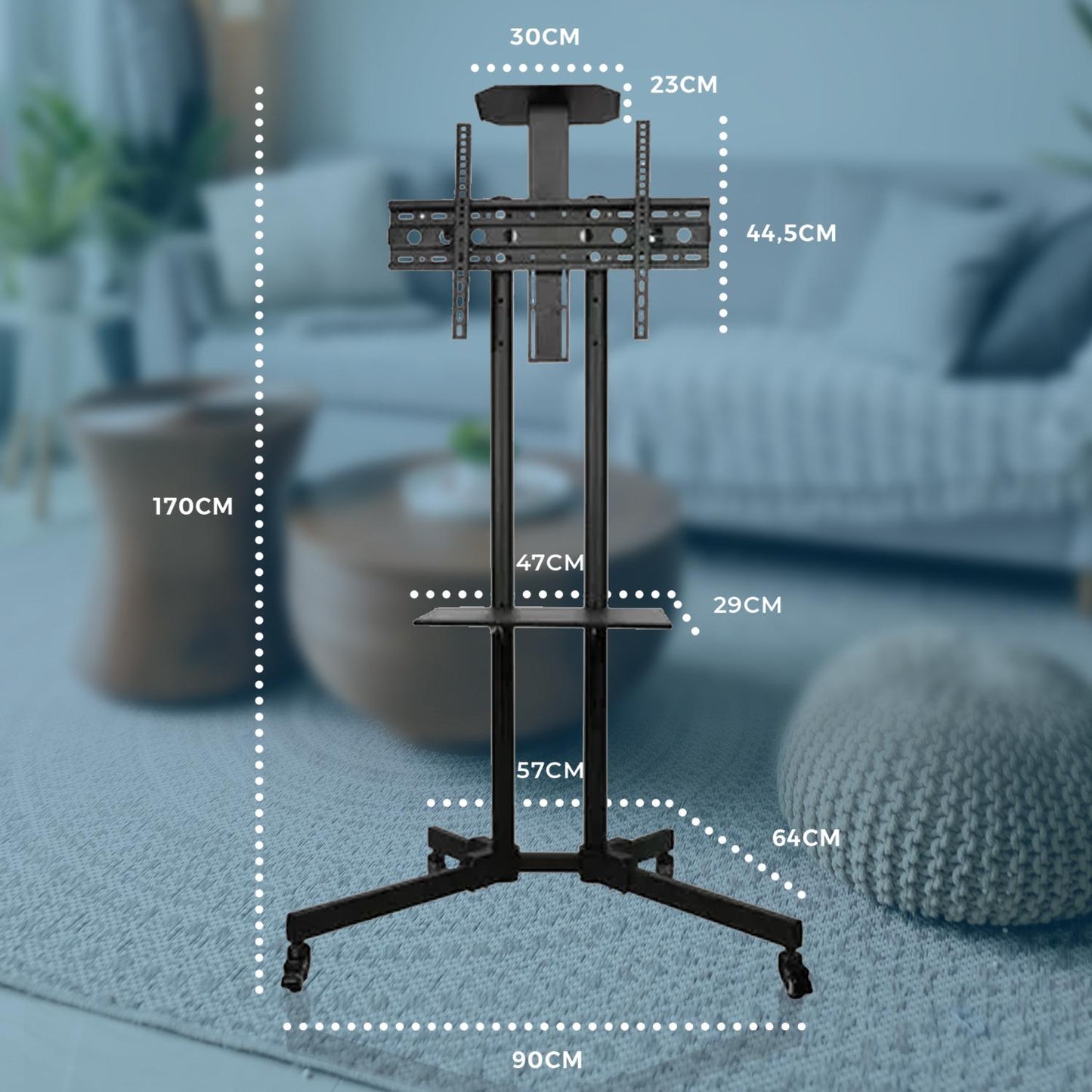 Soporte Tv Armable 32 a 65 Pulgadas