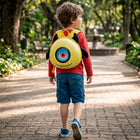 Mochila Niño Viaje Avión Infantil Diseño Luz LED Escolar Divertida