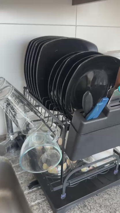 Secaplatos 2 Niveles Con Desagüe 360°